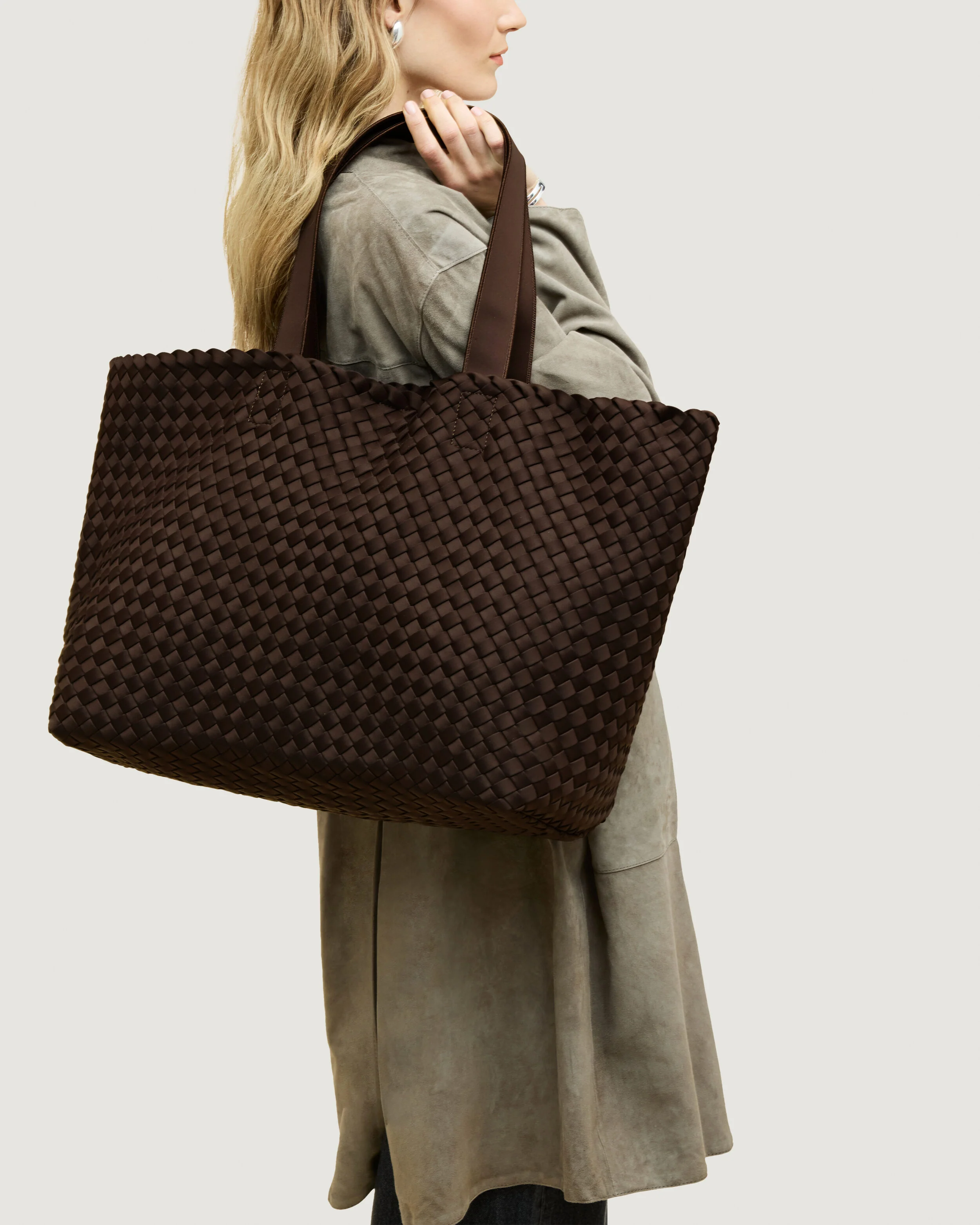 Como Large Tote | Chocolate - Image 5