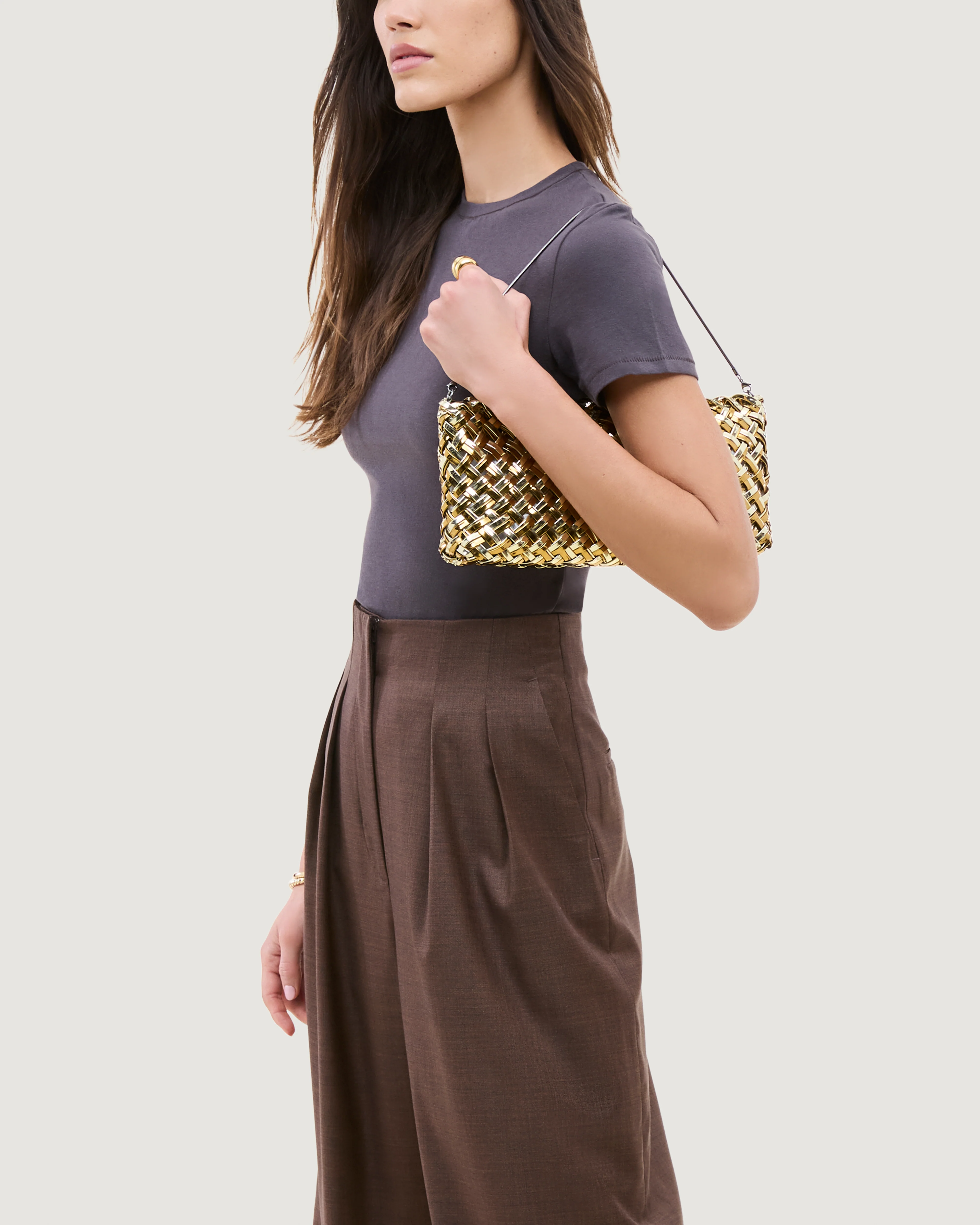 Gala Clutch Double Weave Metallic | Biarritz - Image 4