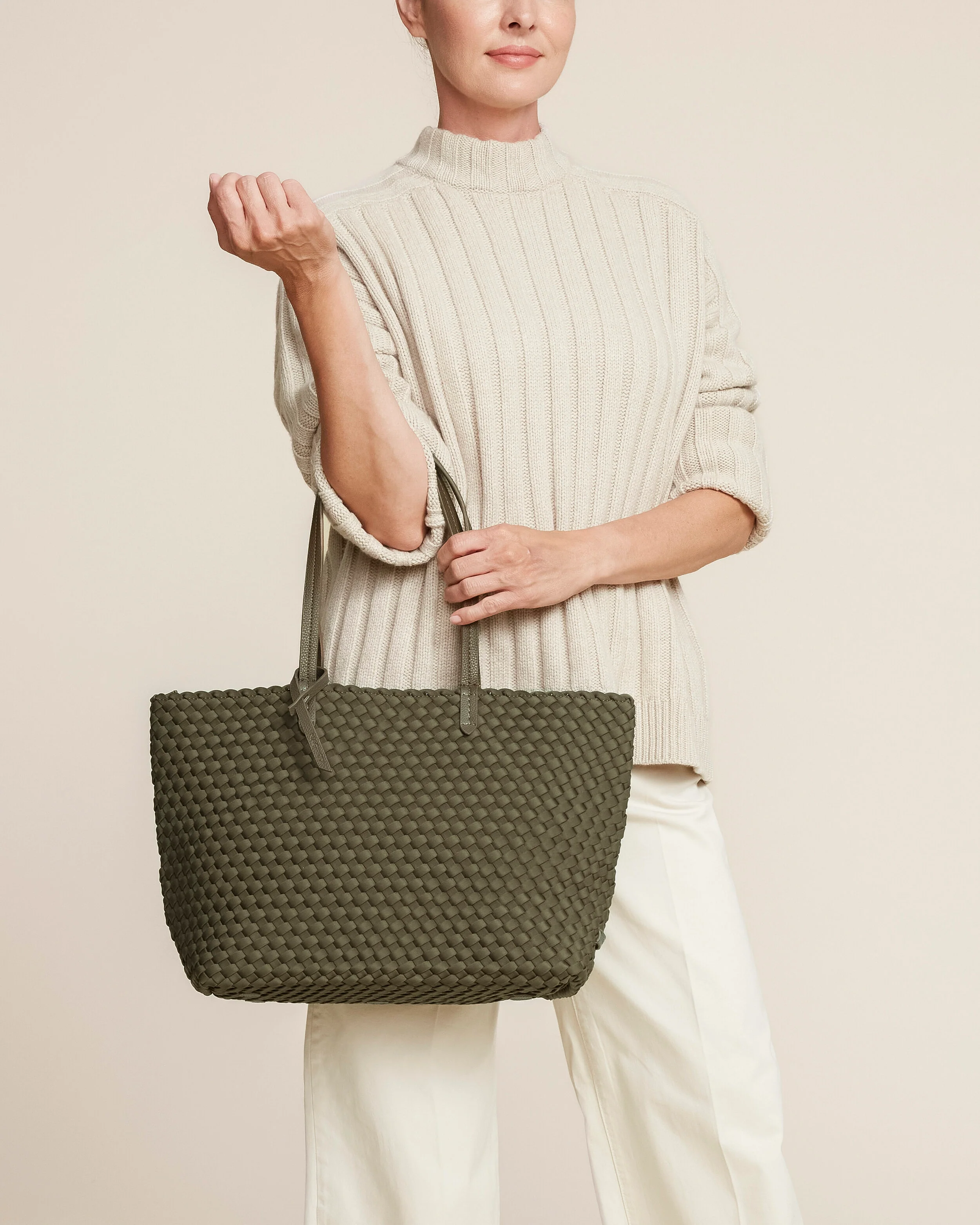 Jetsetter Small Tote | Olive - Image 4