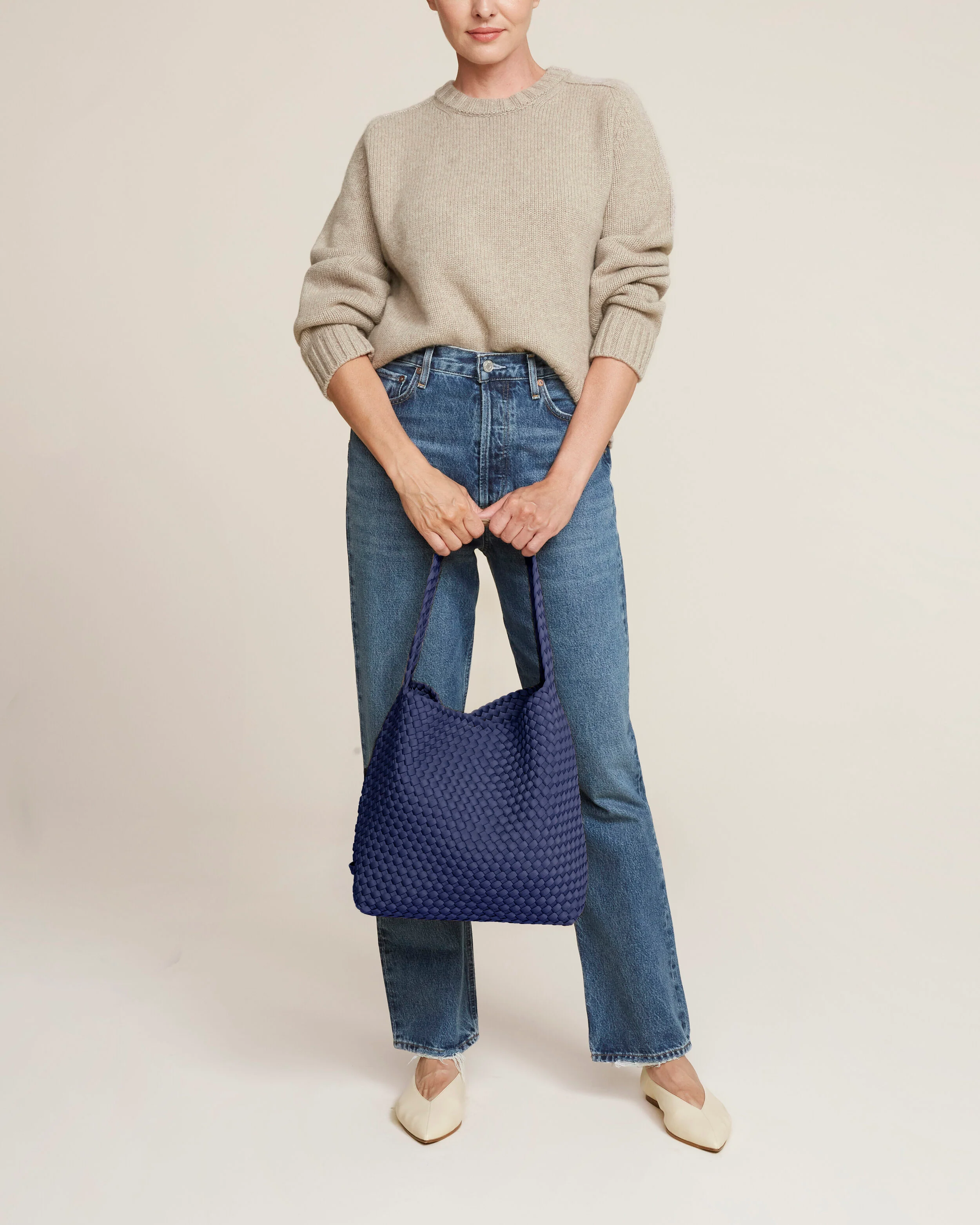 Nomad Medium Hobo | Ink Blue - Image 6