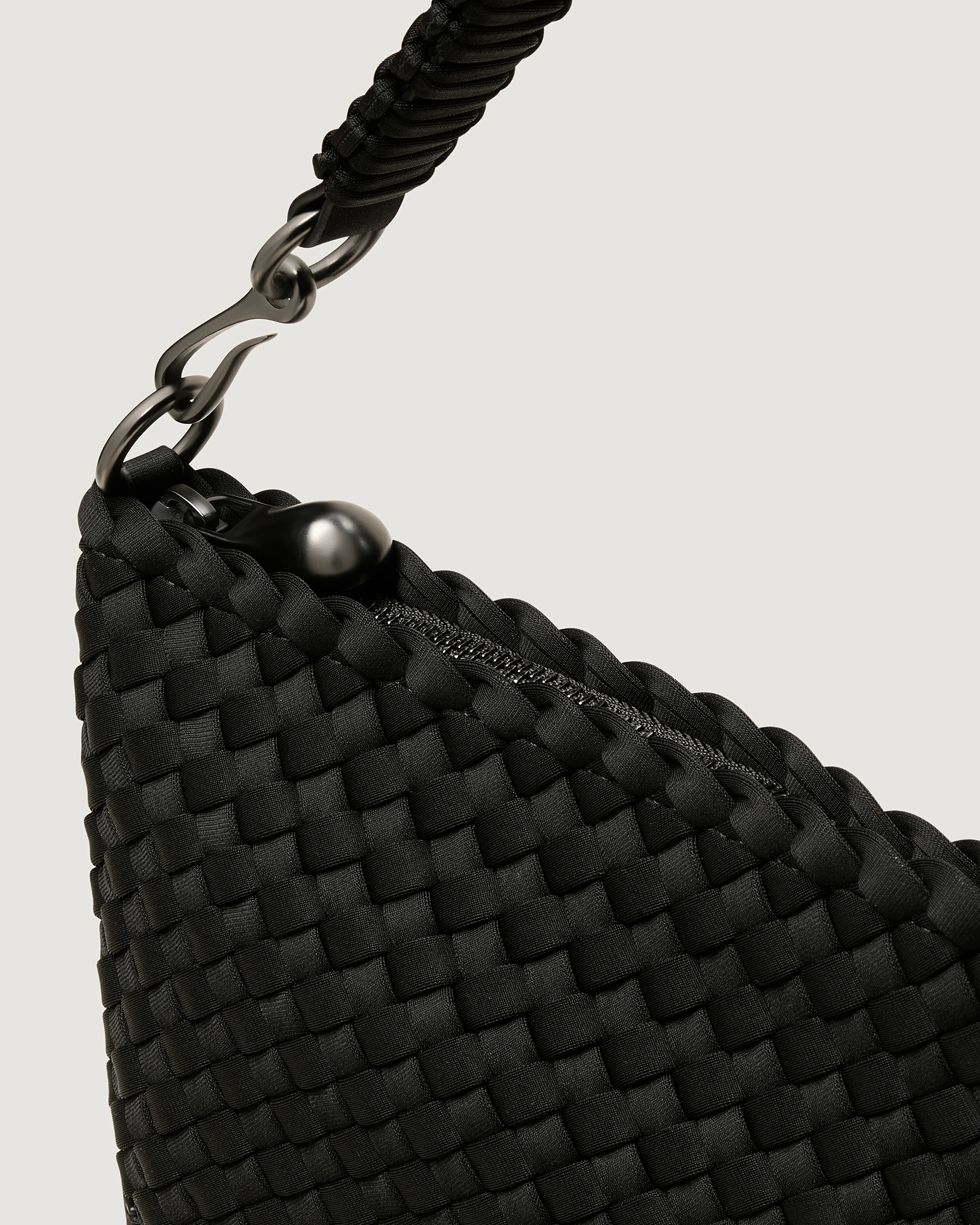 Porto Small Half-Moon Bag | Onyx - Image 3