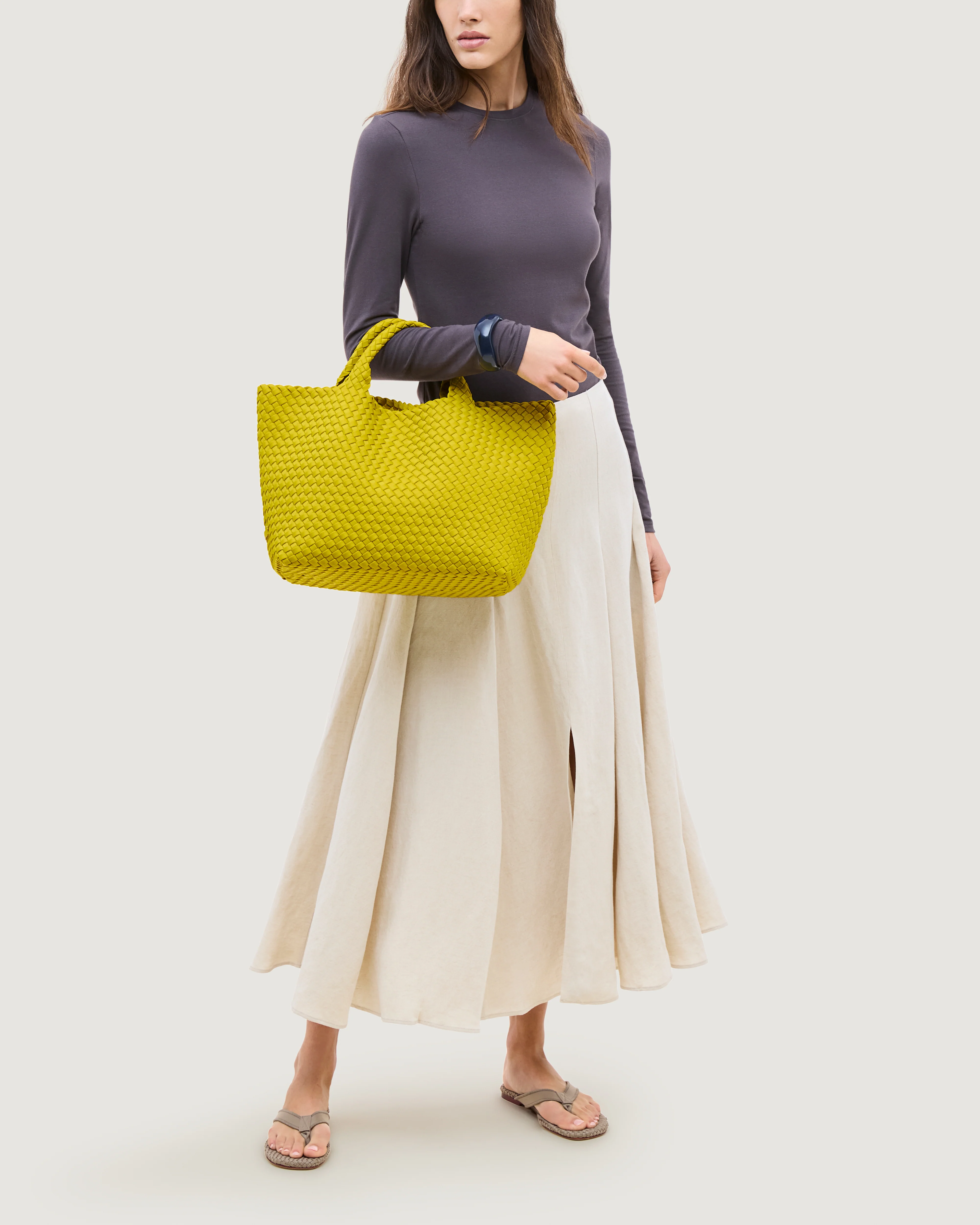 St. Barths Medium Tote | Ochre - Image 6