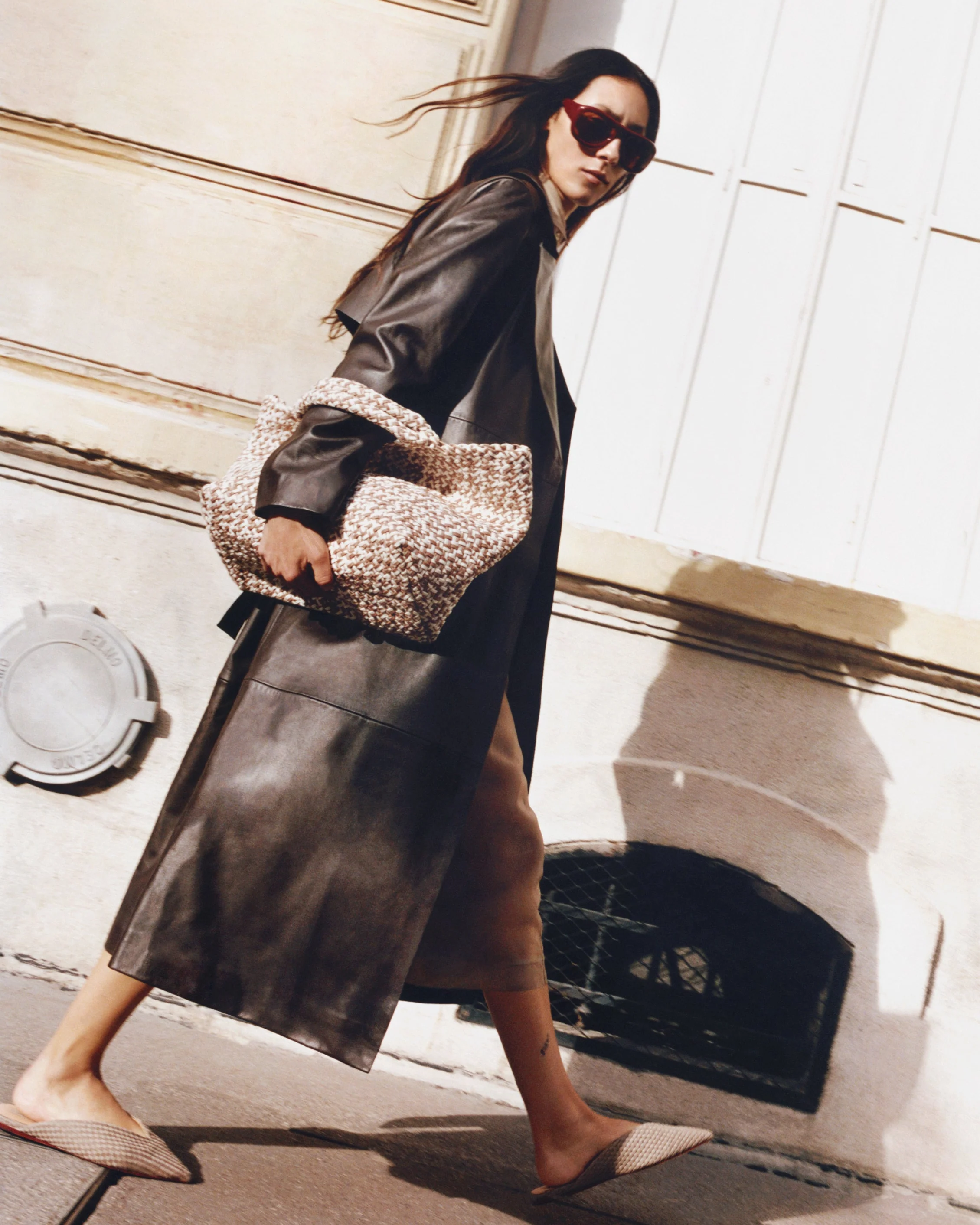 St. Barths Medium Tote Prism | Flax - Image 4