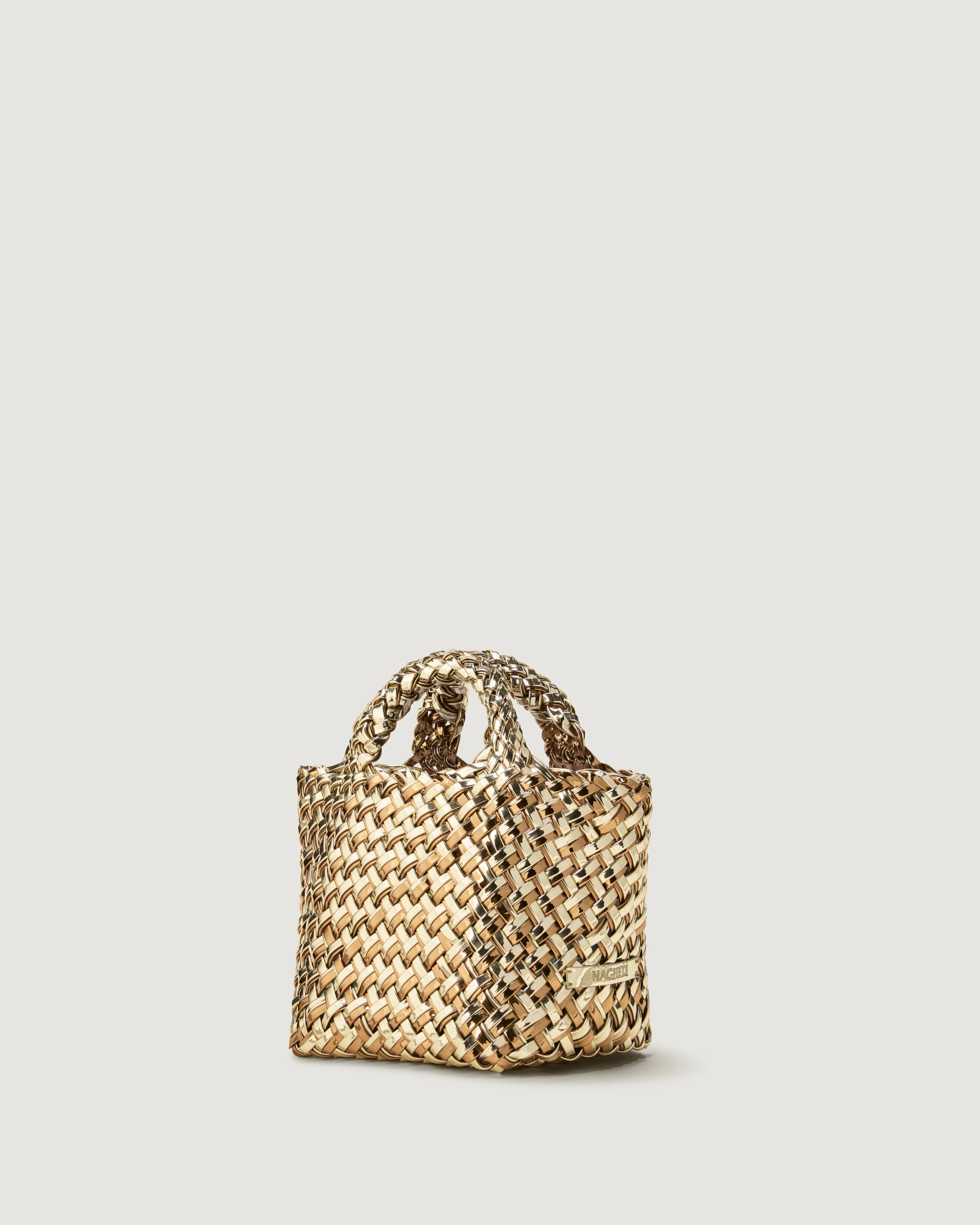 St. Barths Petit Tote Double Weave Metallic | Biarritz - Image 4