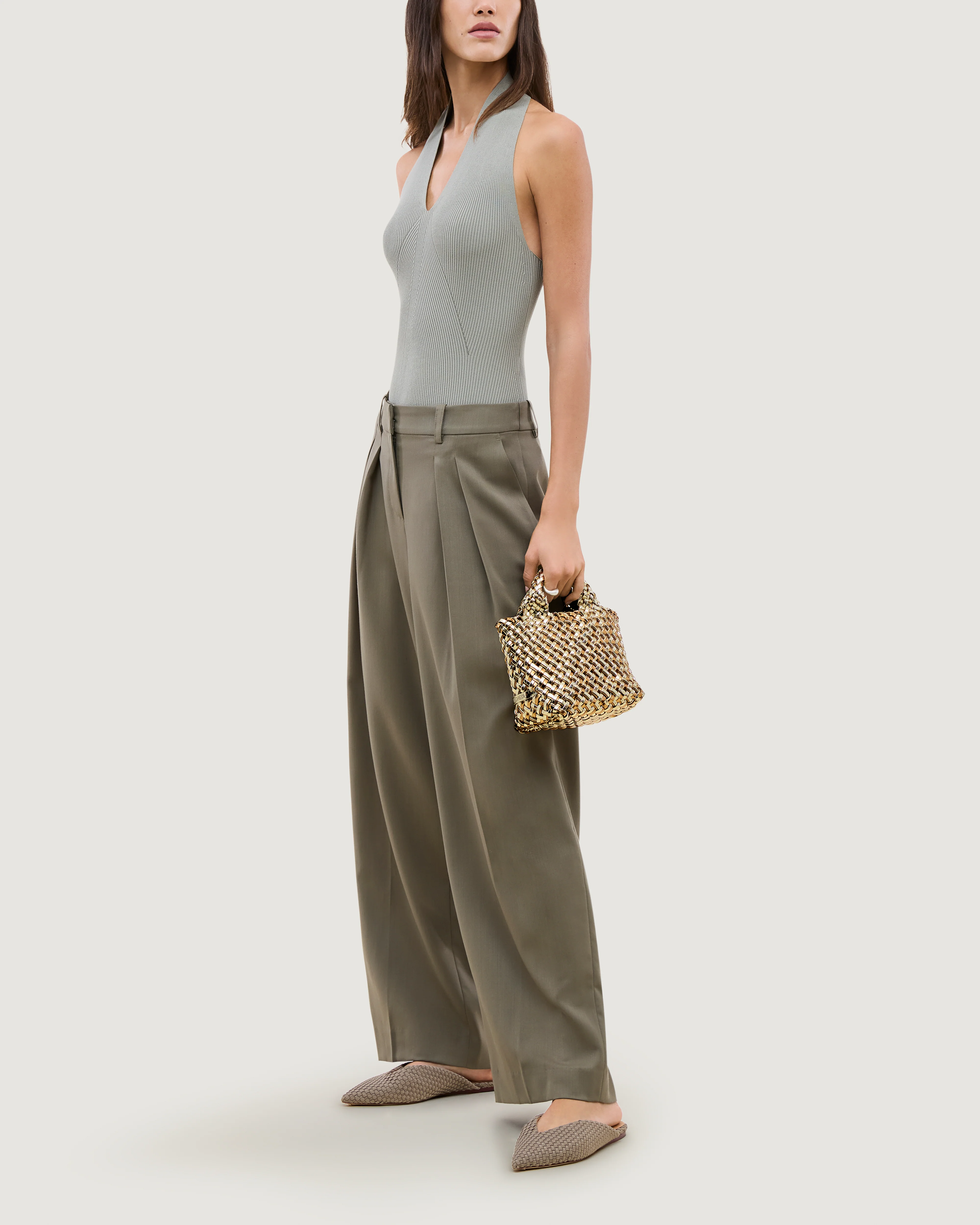 St. Barths Petit Tote Double Weave Metallic | Biarritz - Image 6