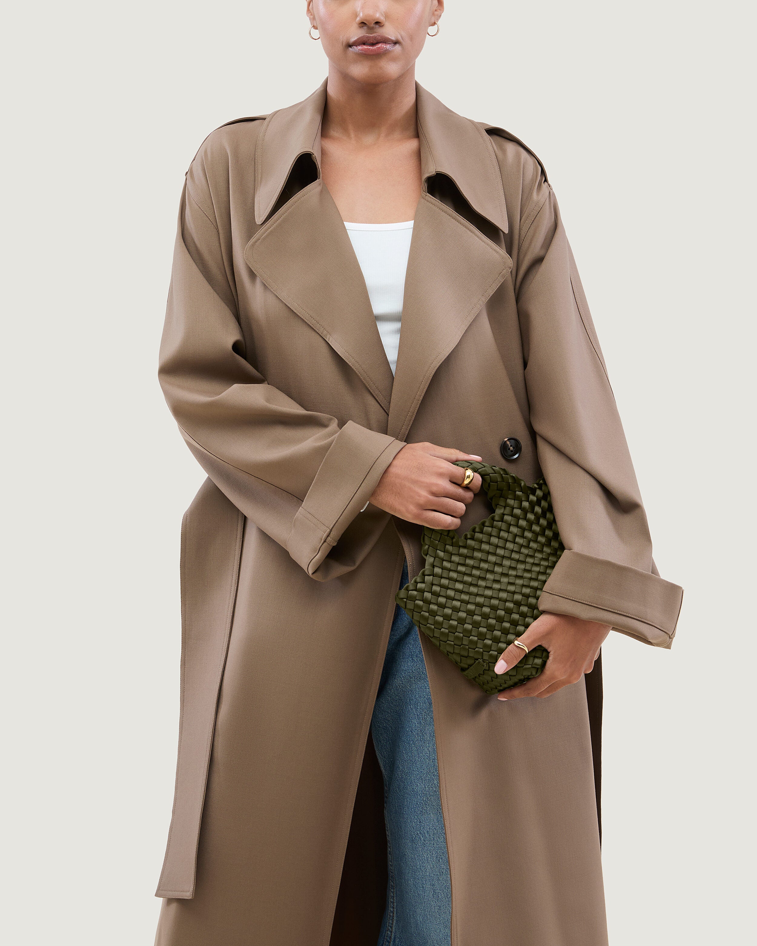 St. Barths Petit Tote Satin | Juniper - Image 5