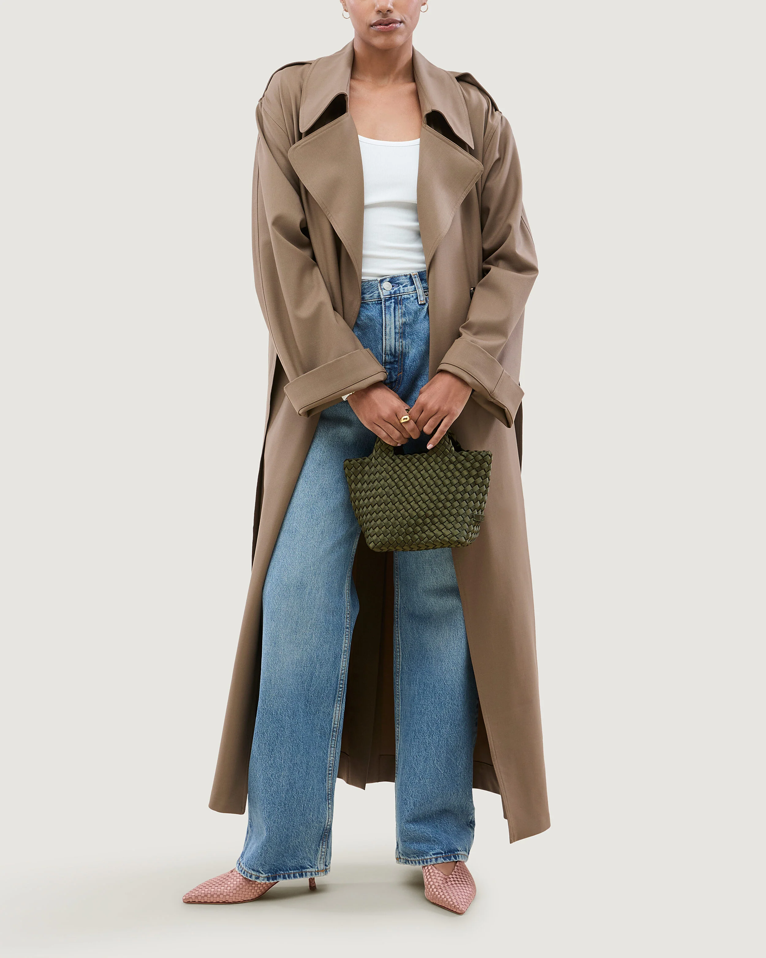 St. Barths Petit Tote Satin | Juniper - Image 6