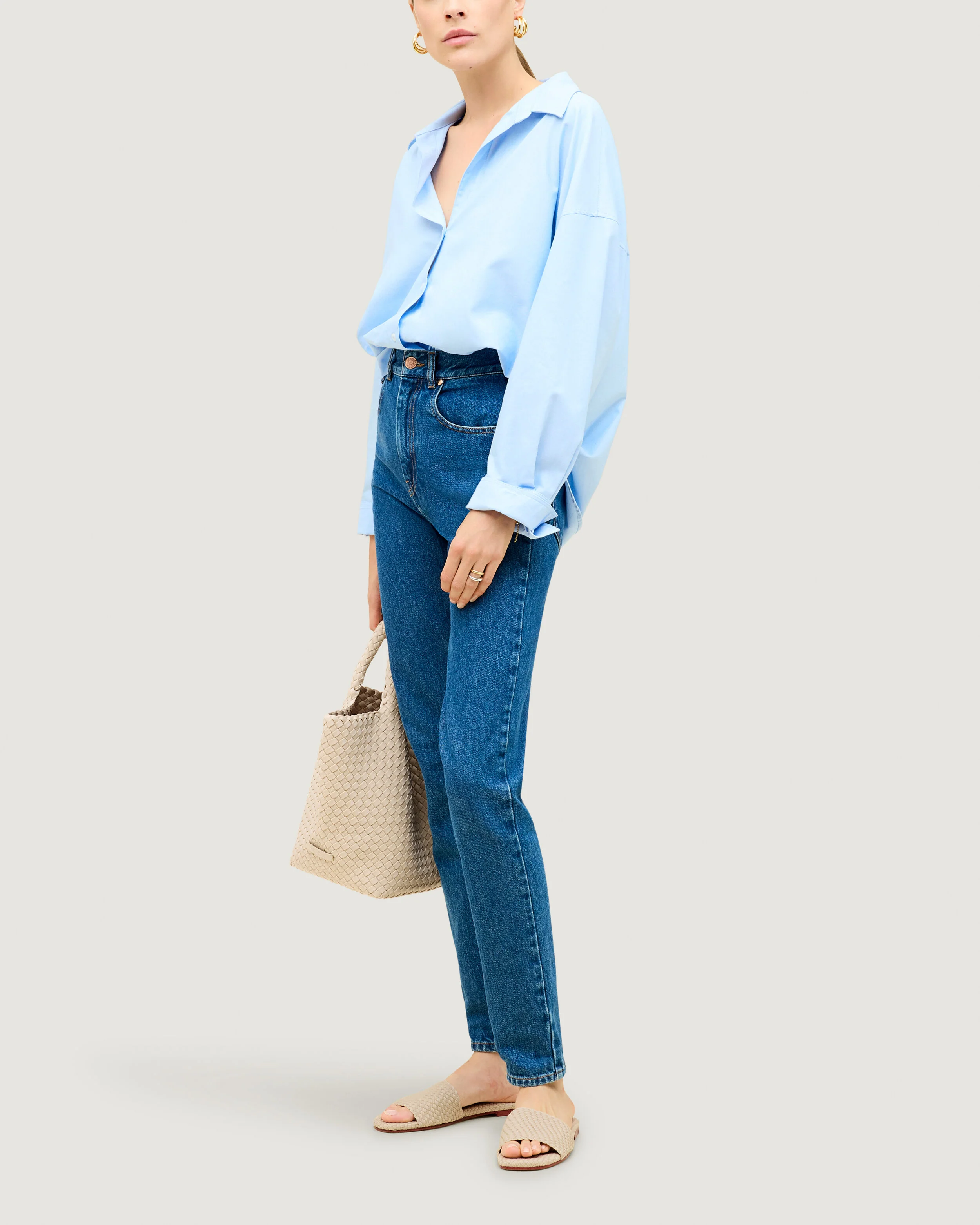 St. Barths Slide | Ecru - Image 6