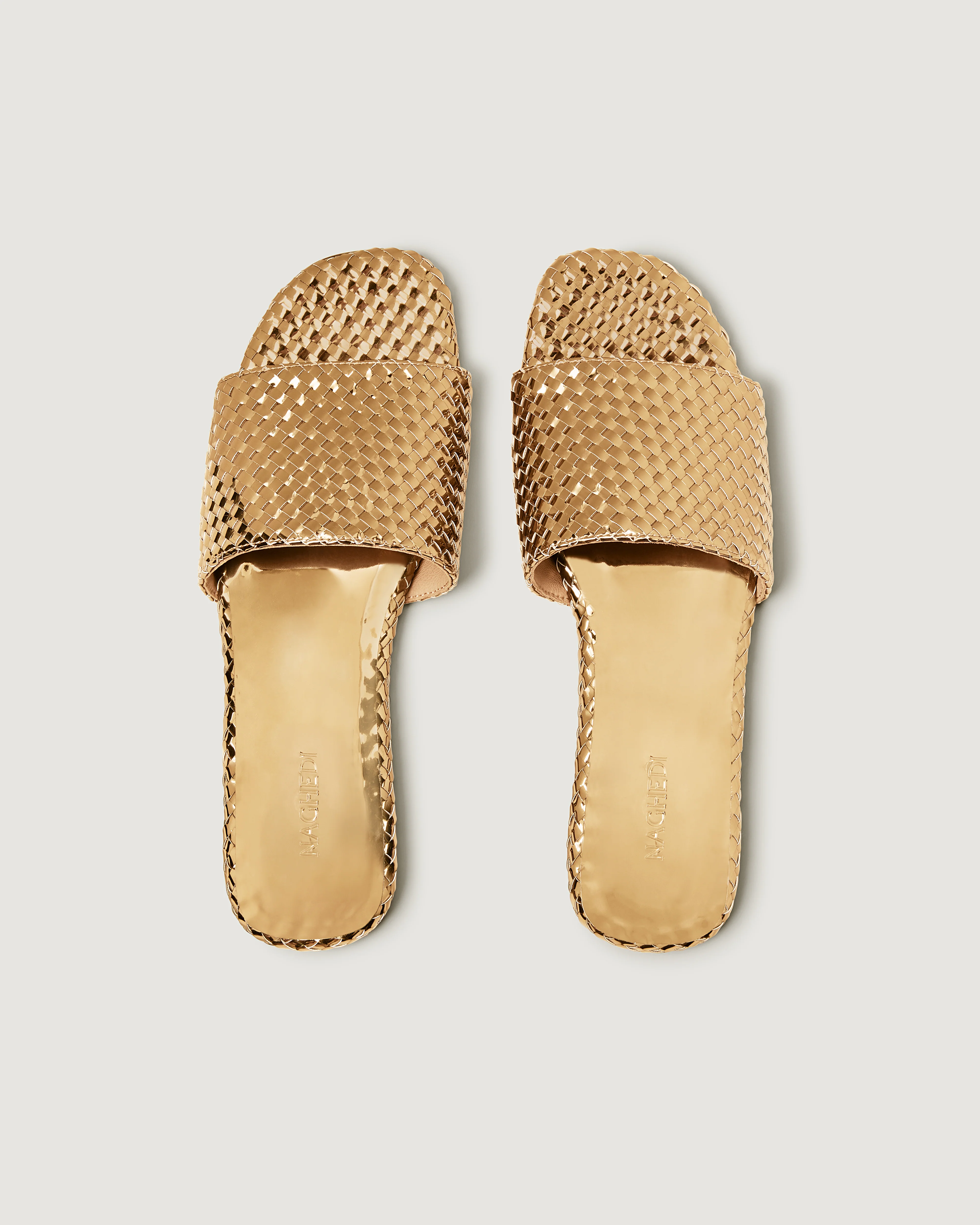 St. Barths Slide Metallic | Bronze - Image 3