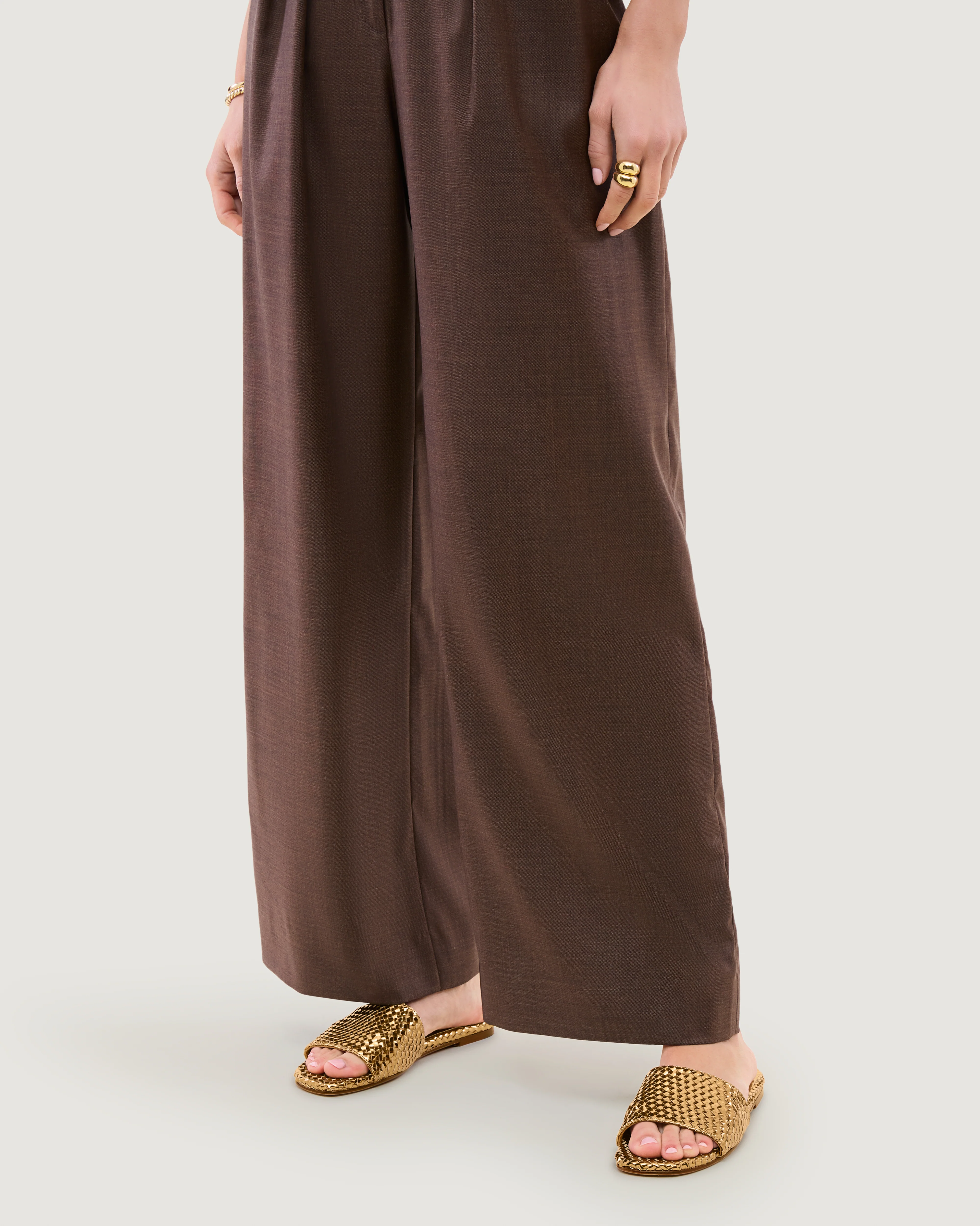 St. Barths Slide Metallic | Bronze - Image 5