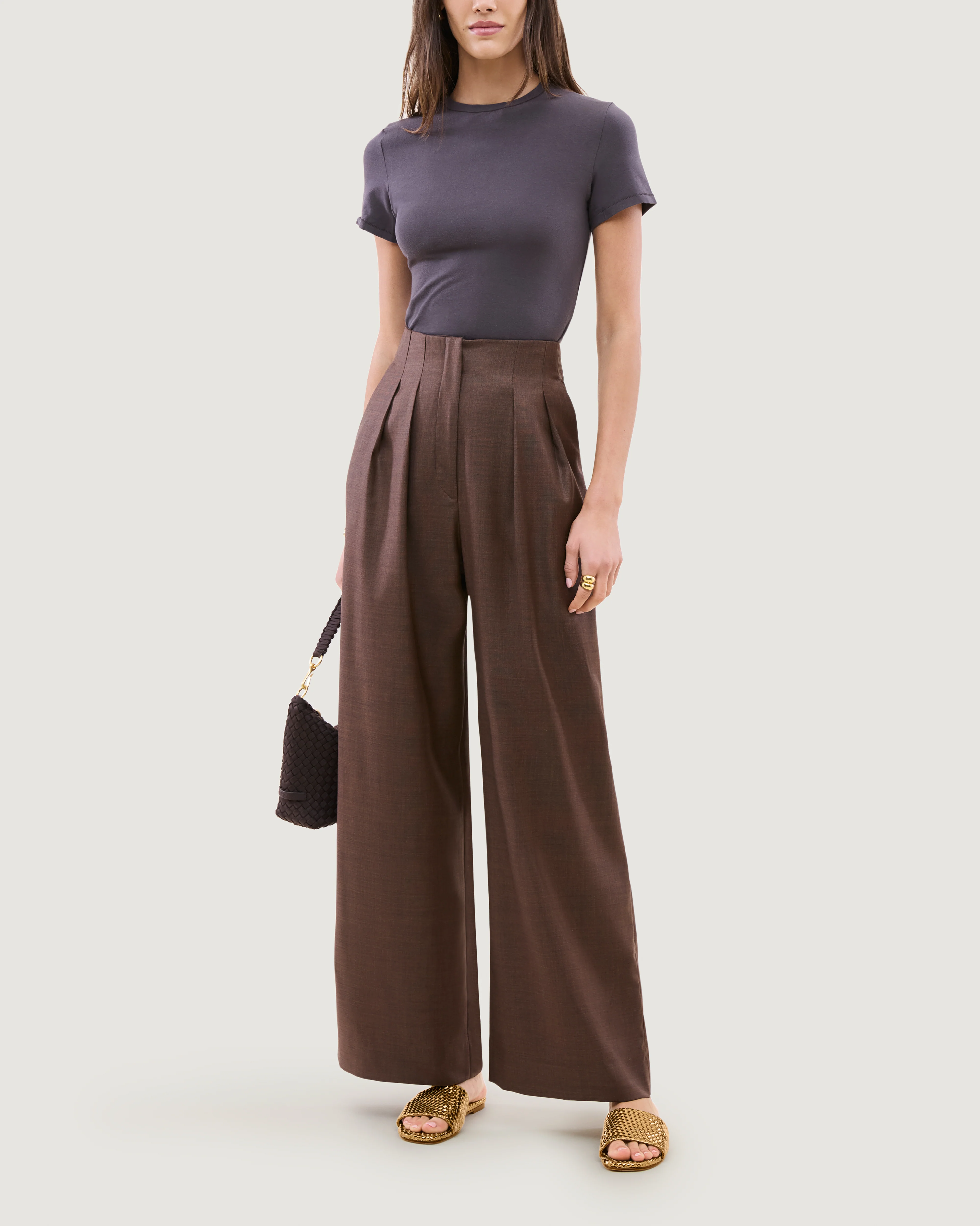 St. Barths Slide Metallic | Bronze - Image 6