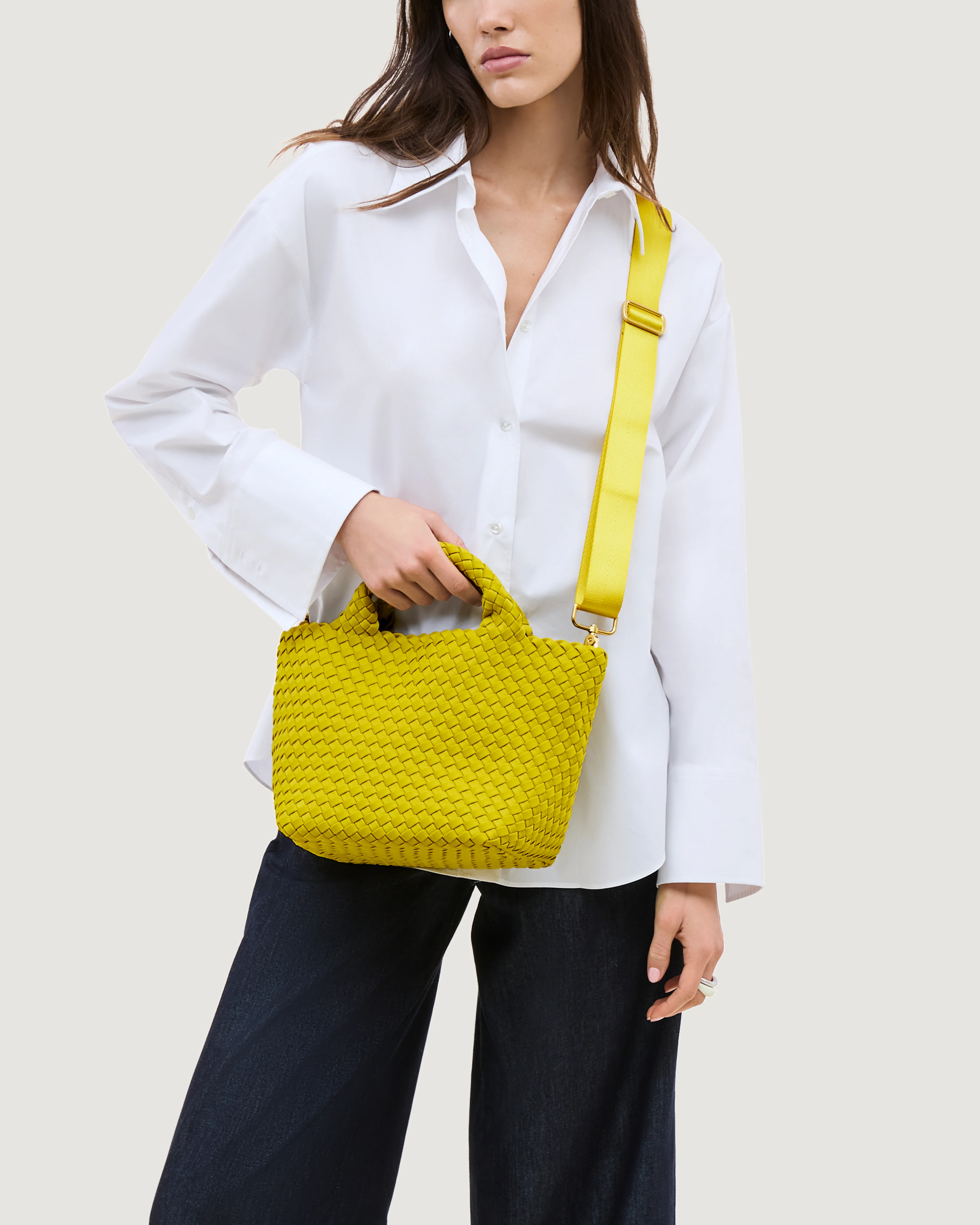 St. Barths Small Tote | Ochre - Image 5