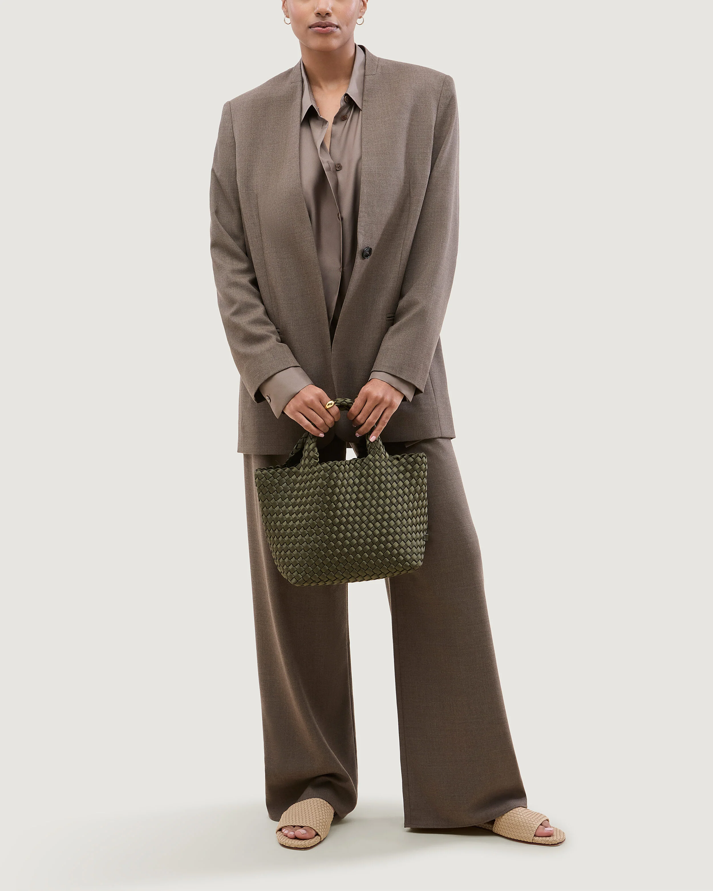 St. Barths Small Tote Satin | Juniper - Image 6