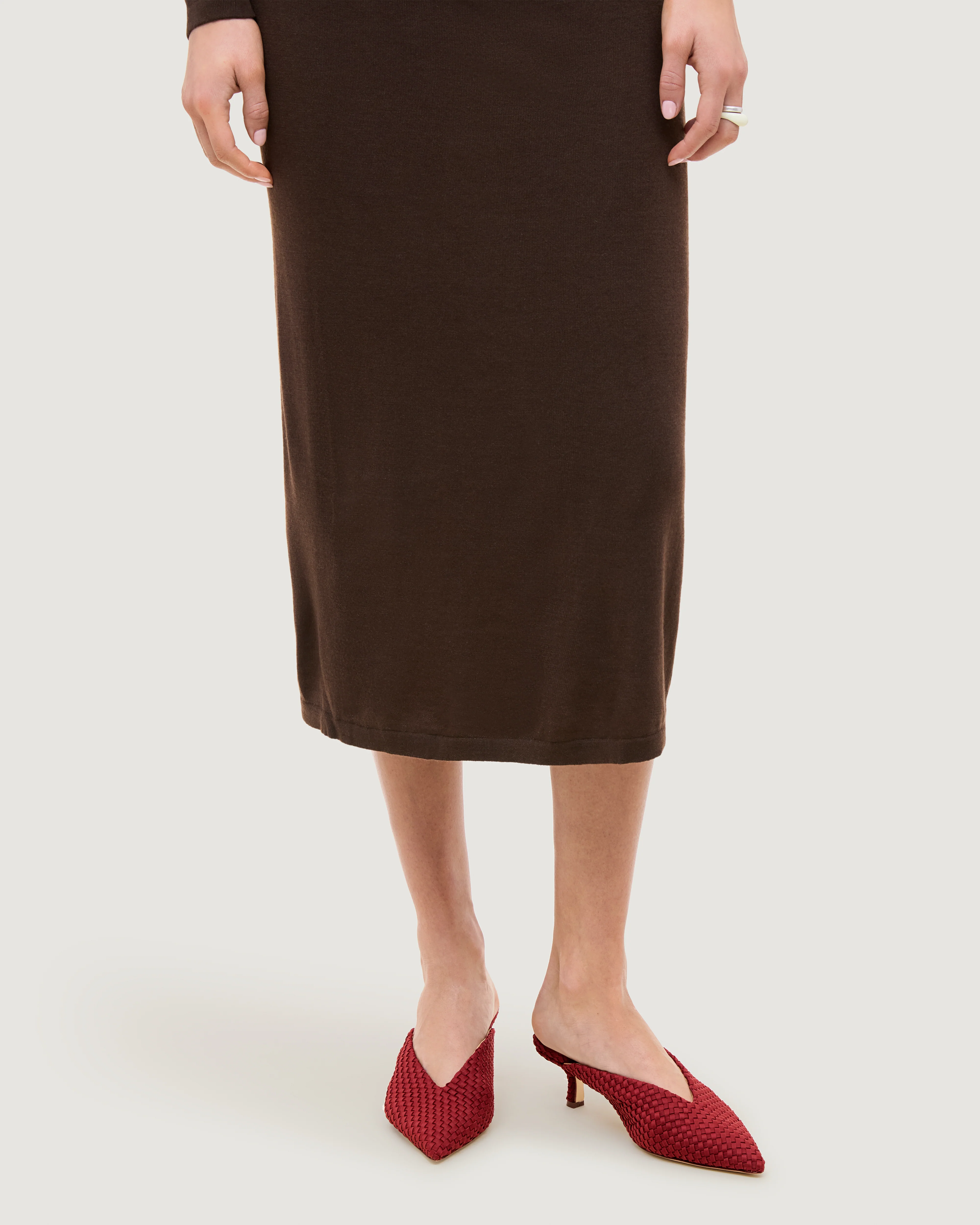 Strada Kitten Heel | Rosso - Image 5