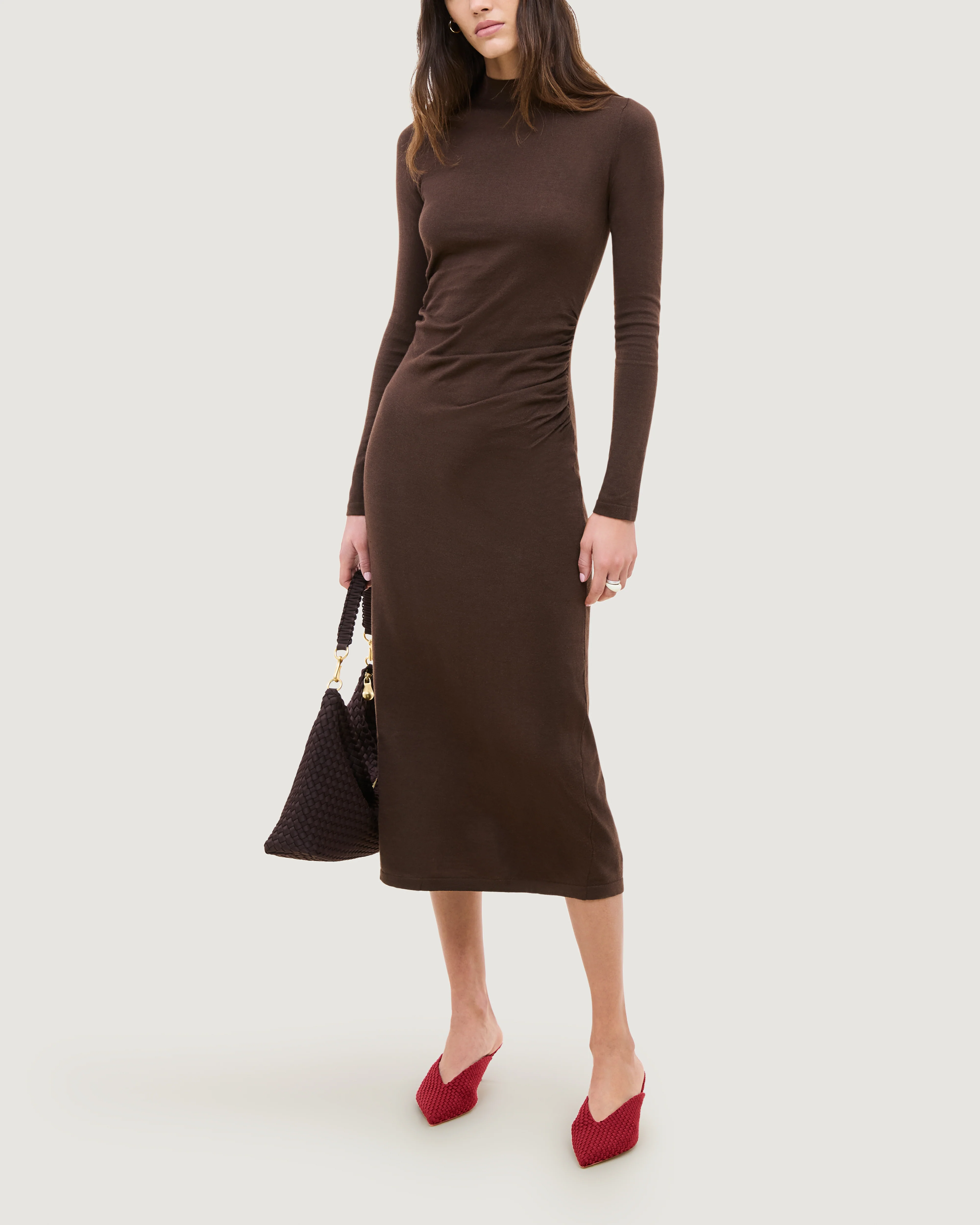 Strada Kitten Heel | Rosso - Image 6